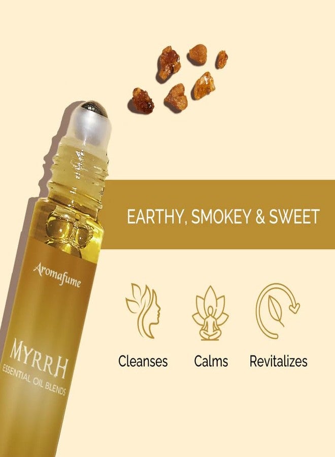Aromafume Resin (Myrrha) Essential Oil Roll-On Blend by Aromafume | 10ml / 0.33 fl oz | Made with Commiphora Myrrha Extracts | Ideal for Aromatherapy, Meditation, Spiritual Wellness | Non-Toxic | Resin Incense - Image 2